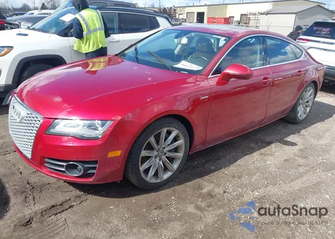 2012 Audi A7 Premium from USA, damaged, VIN WAUSGAFC8CN028516
